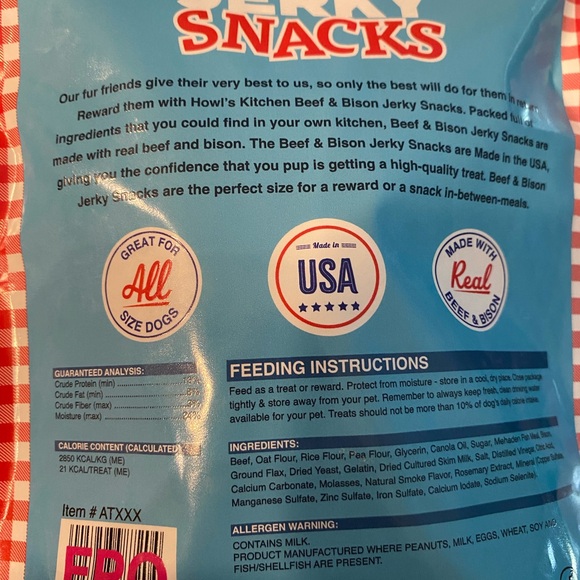 Howl’s Kitchen Dog Snacks (3 Bags) - Picture 4 of 5